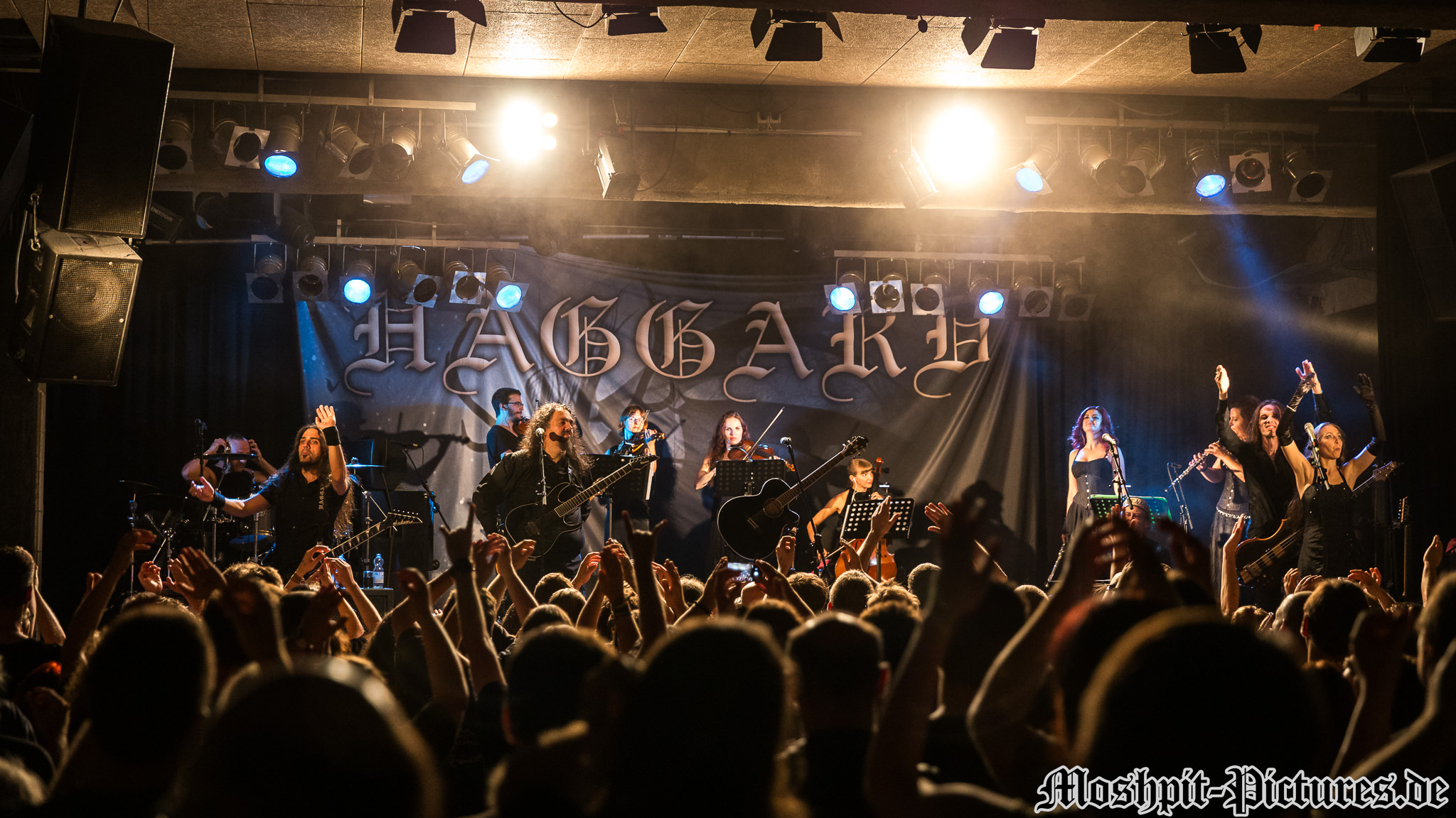 Konzertfotos von Haggard auf der Bards of Symphony and Metal Tour 2018