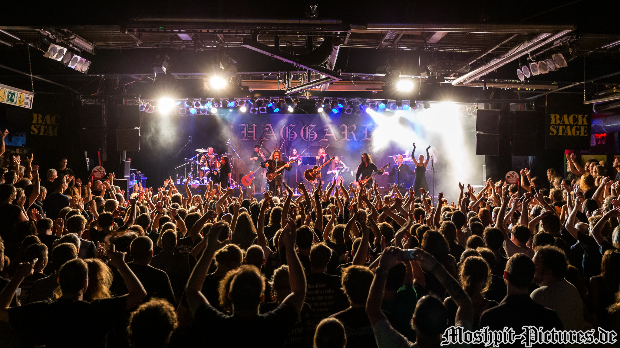 Konzertfotos von Haggard auf der Bards of Symphony and Metal Tour 2018