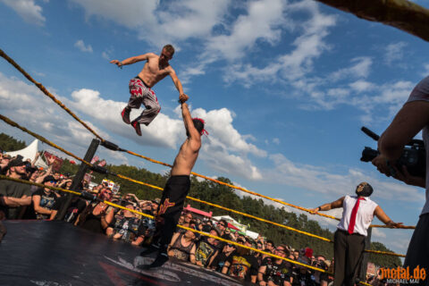 The Rock n Roll Wrestling Bash auf dem Summer Breeze Open Air 2018