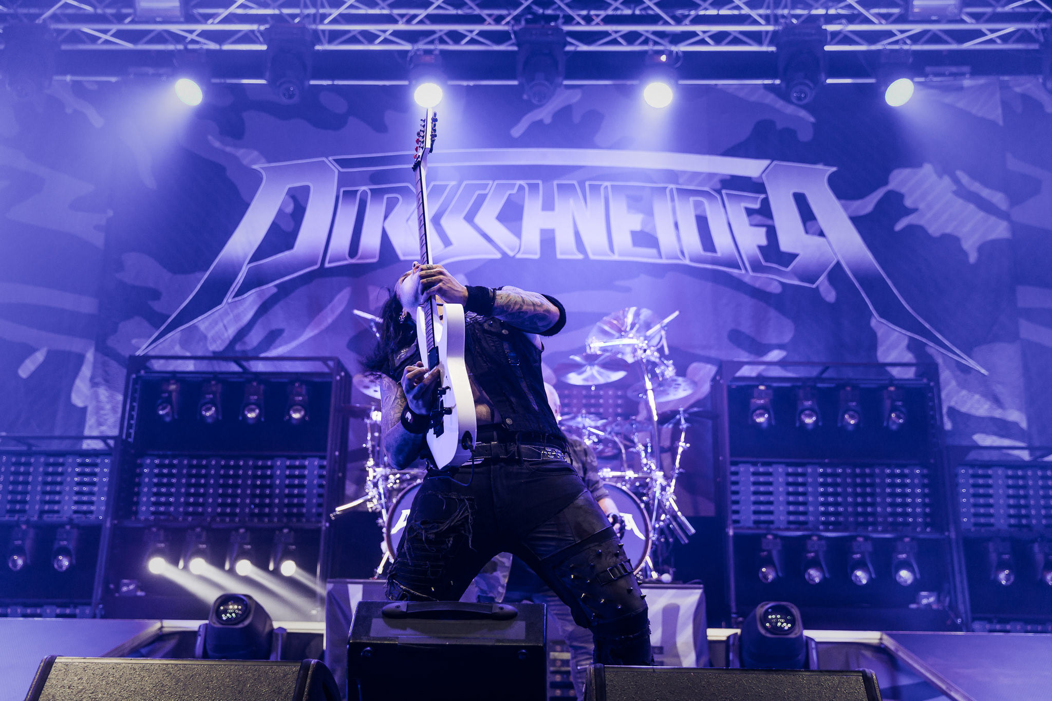 Udo Dirkschneider live auf der Bühne während der Back to the Roots Tour in Oberhausen