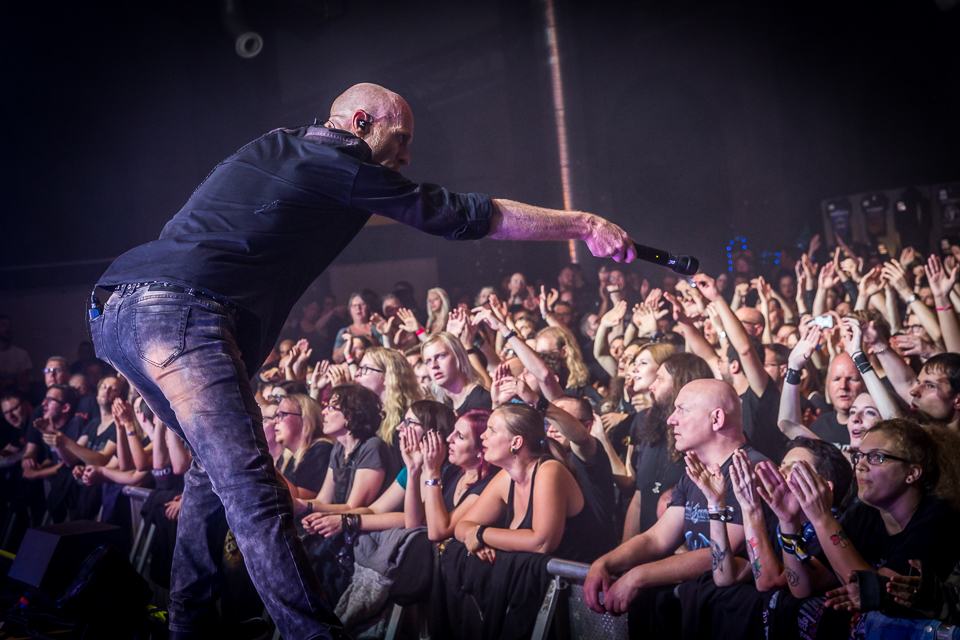 Van Canto live auf der Bühne während ihrer "Tour Number 7 2018" in Oberhausen.