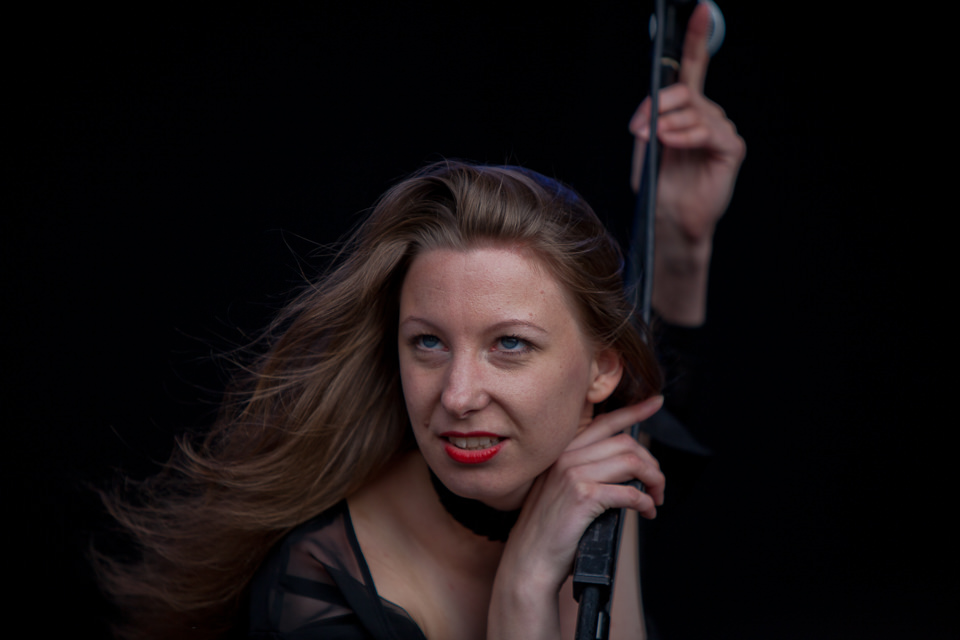 Stimmungsvolles Foto von Haggard beim Feuertanz Festival 2011 auf Burg Abenberg.