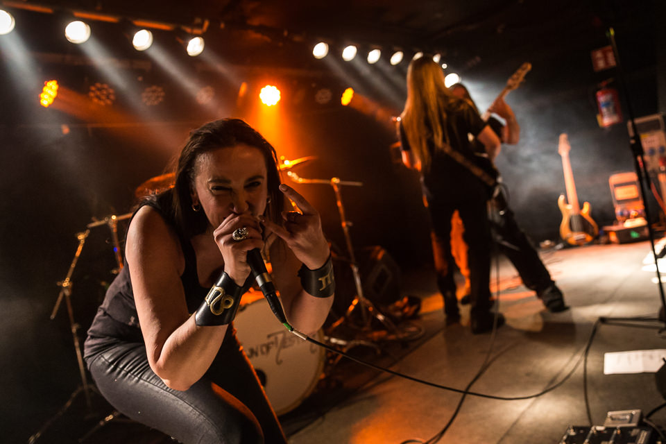 Konzertfoto vom Union of Metal 2017 mit den Bands Lion Twin, Lyras Legacy, Dawn of Destiny und Demon Seduction.